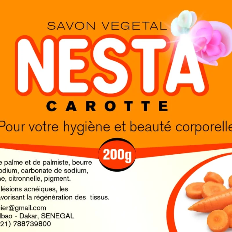 Nesta Carotte — Savon Végétal 2